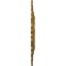 Ekena Millwork Orrington Ceiling Medallion (Fits Canopies up to 6 1/4"), 22"OD x 6 1/4"ID x 1 3/4"P, Gold CM22ORGLS - alternate 2